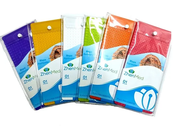 PLACA PARA SEMENTES DE AURICULOTERAPIA - GRANDE - ZHENMED