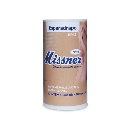 ESPARADRAPO BEGE IMPERMEAVEL 10CM x 4,5M - MISSNER