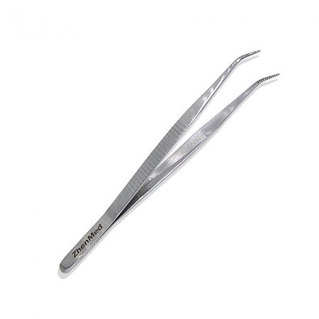 PINÇA CURVA 12CM ODONTOPEDIATRIA - ZHENMED