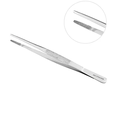 PINÇA ANATÔMICA RETA C/12CM PARA DISSECAÇÃO - ABC