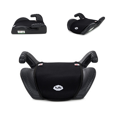 Assento Elevação Infantil P/ Carro Uppy Portátil Preto Tutti Baby