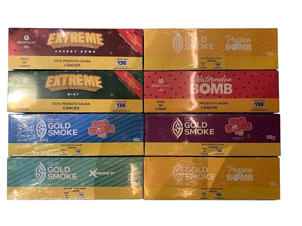 Gold Smoke Pack Fechado com 10 un de 50g