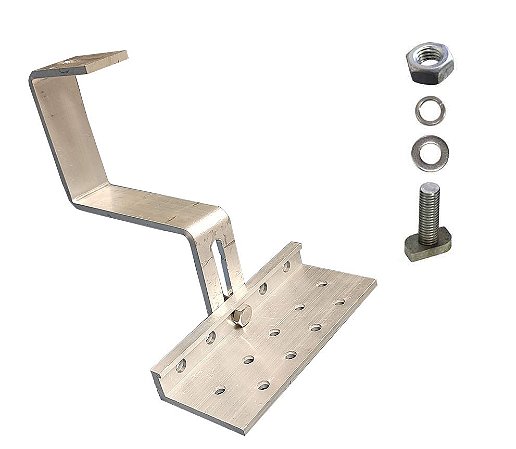 Suporte ALUMINIO para Telhado Cerâmica - Fixação Inferior