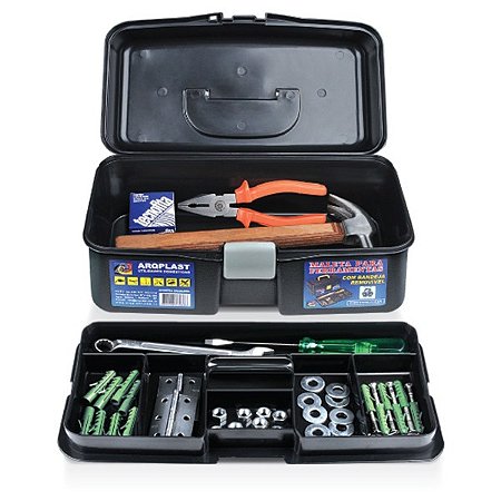 Maleta para Ferramentas com Bandeja Móvel