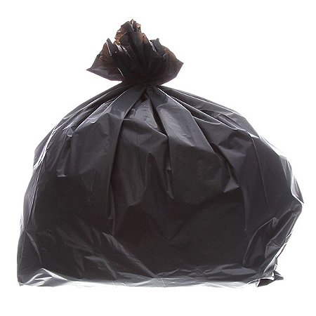 SACO DE LIXO PRETO REFORÇADO 100L FARDO COM 5 KG