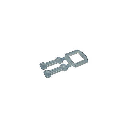 FIVELA PLÁSTICA PARA FITA DE 10 MM OU 13 MM PACOTE COM 250 UNIDADES
