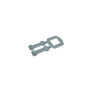 FIVELA PLÁSTICA PARA FITA DE 10 MM OU 13 MM PACOTE COM 500 UNIDADES