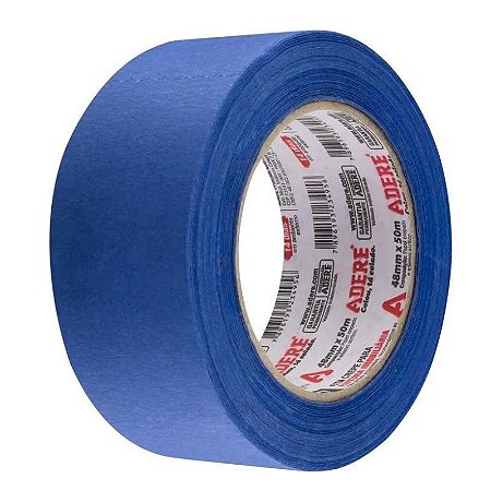 FITA CREPE PARA PINTURA IMOBILIARIA AZUL 48MM X 50M