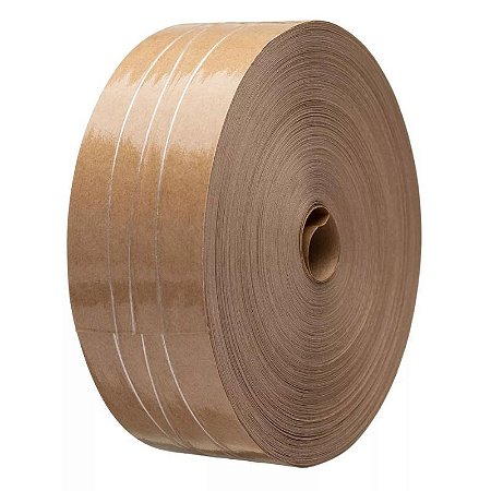 1 ROLO DE FITA GOMADA  C/ REFORÇO 8MM APROXIMADAMENTE 200M