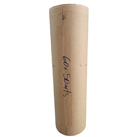 Rolo De Papel Betumado 60cm X 50m Cor Marrom - liso