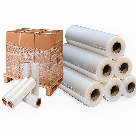 DUPLICADO - FILME STRETCH 50cm x 400 metros- 4 kg