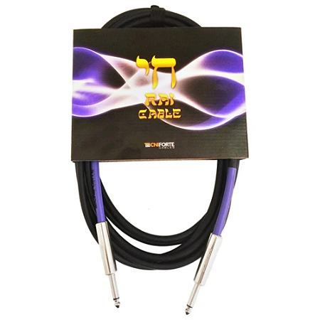 CABO TECNIFORTE RAI 10FT 3,05M R10NI PLUG RETO