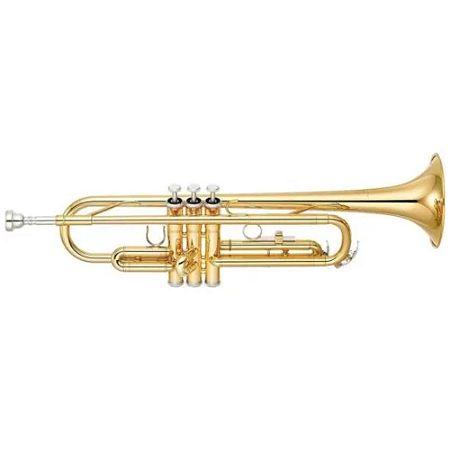 TROMPETE YAMAHA LAQUEADO 1 GATILHO YTR2330
