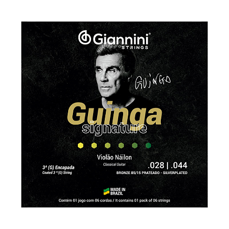 ENCORDOAMENTO GIANNINI GUINGA VIOLÃO NYLON