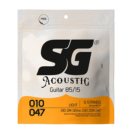 ENCORDOAMENTO SG VIOLÃO AÇO 010