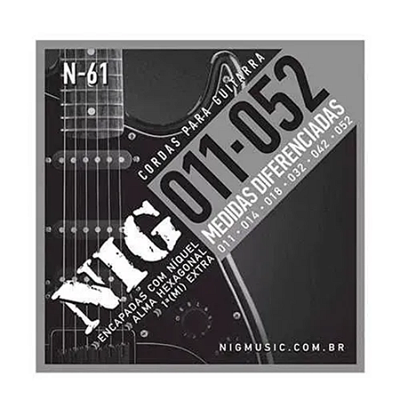 ENCORDOAMENTO NIG GUITARRA 011 N61