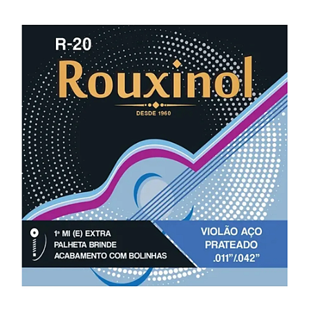 ENCORDOAMENTO ROUXINOL VIOLÃO AÇO 011 R20