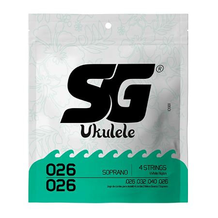 ENCORDOAMENTO SG UKULELE SOPRANO NYLON BRANCO