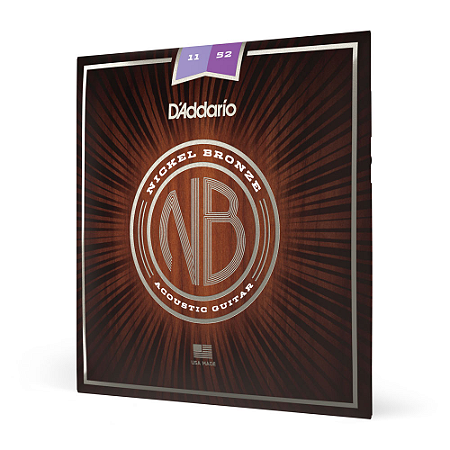 ENCORDOAMENTO D´ADDARIO VIOLÃO AÇO 011 NICKEL BRONZE