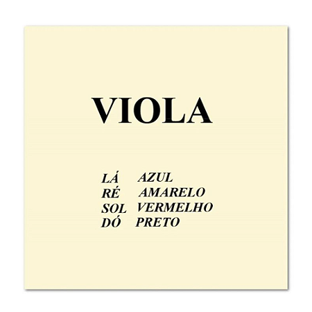 ENCORDOAMENTO MAURO CALIXTO VIOLA DE ARCO