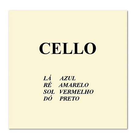 ENCORDOAMENTO MAURO CALIXTO VIOLONCELO 4/4