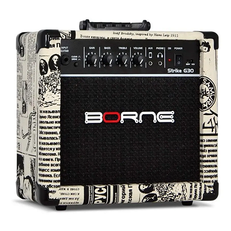 AMPLIFICADOR BORNE GUITARRA G30 15W JORNAL
