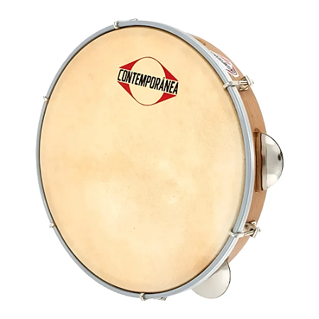 PANDEIRO CONTEMPORÂNEA 10" PELE ANIMAL 20LT