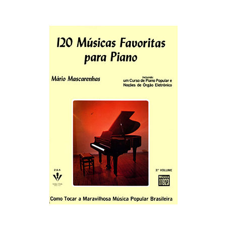 120 MÚSICAS FAVORITAS PARA PIANO VOL 3