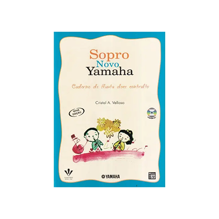 CADERNO DE FLAUTA DOCE CONTRALTO SOPRO NOVO YAMAHA