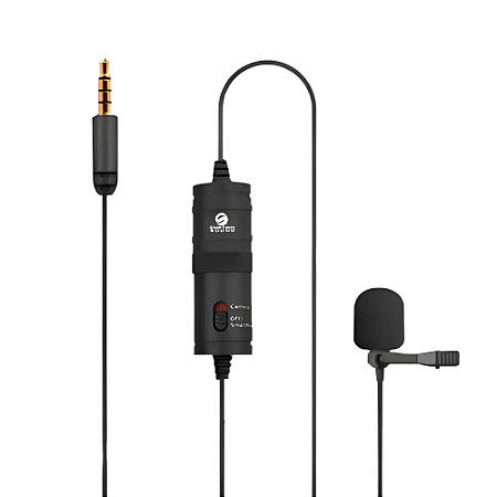 MICROFONE DE LAPELA CUSTOM SOUND COM FIO CS1L