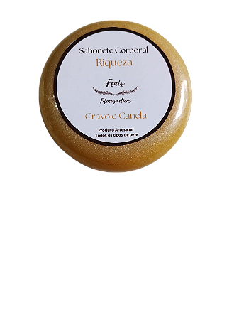 Sabonete Vegetal Glicerinado – Riqueza - Cravo e Canela