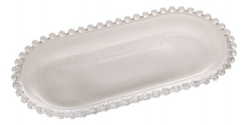 Travessa Porta Doce Petisco Bolo De Cristal