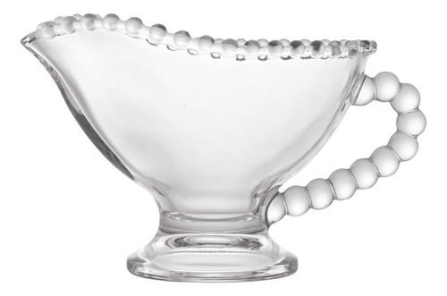 Molheira Cristal Para Molhos Salada Carne E Caldas P/ Bolos