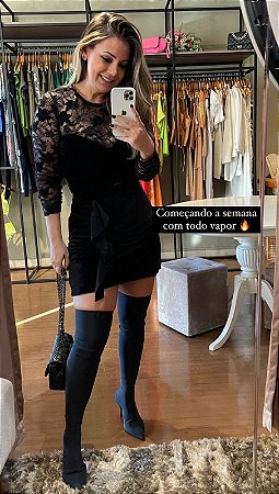 Conjunto Preto Veludo