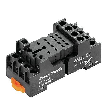 Base Para Relé Drm 4 Contatos Fs 4Co 7760056107 Weidmuller Conexel