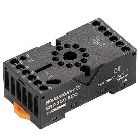 Base Para Rele Srd Eco 3Co 1132820000 Weidmuller Conexel
