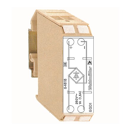 Modulo Egd2 Retif. 5..240Vca 1A 0546260000 Weidmuller Conexel