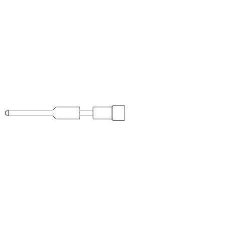 Pino Para Conector Sai-M23-Ksc-0,25-1.0 1170390000 Weidmuller Conexel