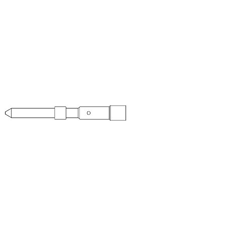 Pino Para Conector Sai-M23-Ksc-1.5-0.14-1 1170220000 Weidmuller Conexel
