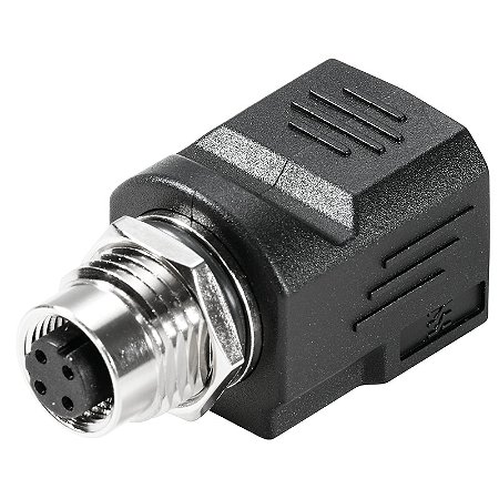 Plugue C/Carcaca Ie-M12-Adap S 8901620000 Weidmuller Conexel