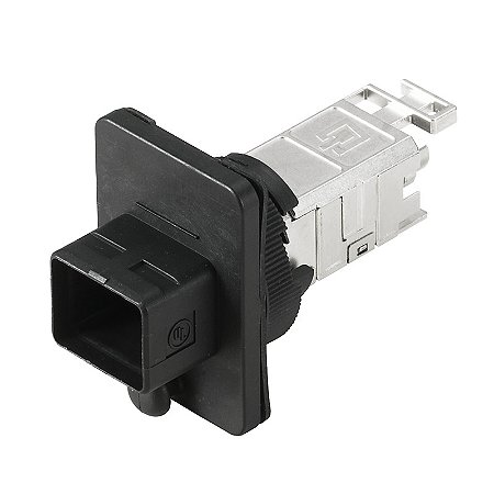 Plugue Femea Rj45 C/ Base Ie-Bs-V04P-Rj45-Fj-A 1963500000 Weidmuller Conexel