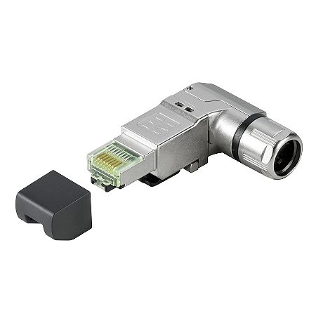 Plugue Rj45 C/Carcaca Metalica 90° Ie-Ps-Rj45-Fh-90-A-1.1 1518080000 Weidmuller Conexel