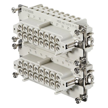 Porta Cont Hdc He 16 Fs 17-32 Femea 1216100000 Weidmuller Conexel