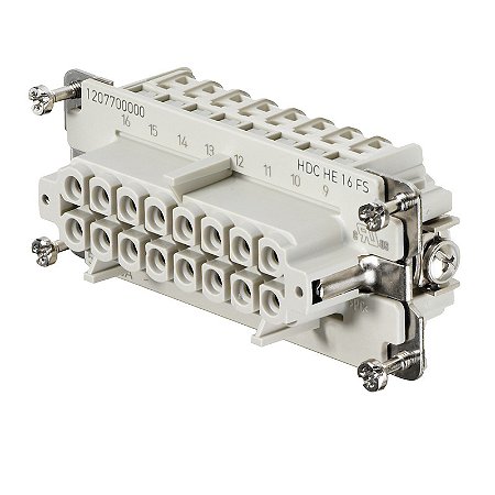 Porta Cont Hdc He 16 Fs Femea 1207700000 Weidmuller Conexel