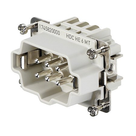Porta Cont Hdc-He- 6Szf Macho 1745820000 Weidmuller Conexel
