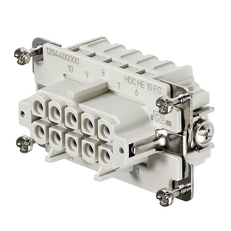 Porta Cont Hdc-He-10Bcm Crimp Femea 1204400000 Weidmuller Conexel