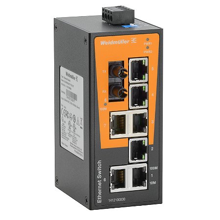 Switch Ie-Sw-Bl08T-7Tx-1St 1412100000 Weidmuller Conexel