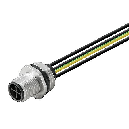 Cabo Com Conector Saie-M12S-4-S-0.2U-M16 1467930000 Weidmuller Conexel