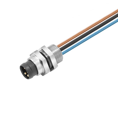 Cabo Com Conector Saie-M8R-3-0.5U-Fp-M8 1861280000 Weidmuller Conexel