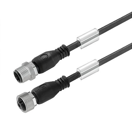 Cabo Com Conexao Sail-M12Gm12G-4-10U 1906301000 Weidmuller Conexel